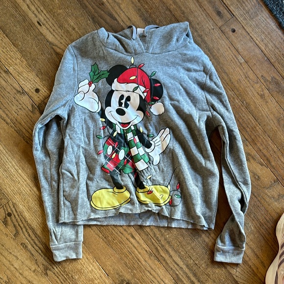 NWT Christmas Mickey Hoodie - Picture 1 of 4
